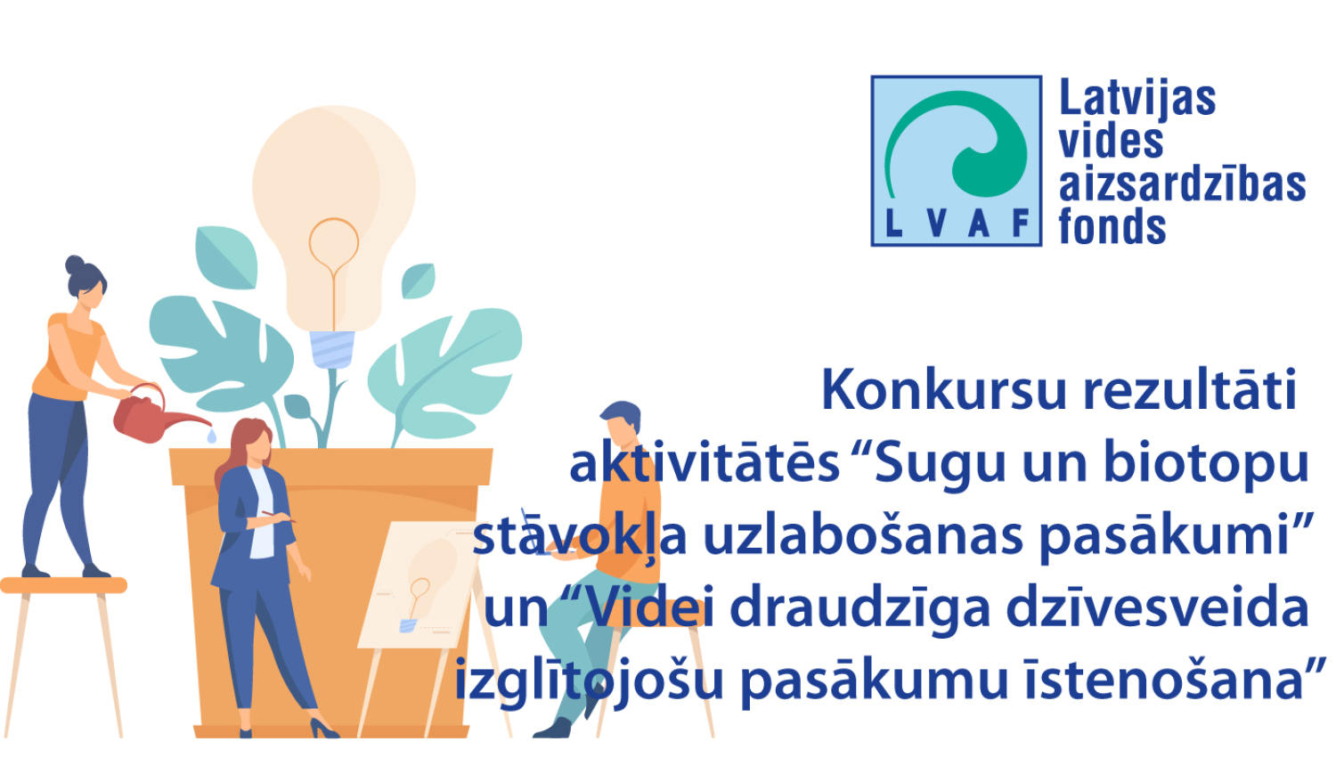Zīmējums ar cilvēkiem un puķupodu
