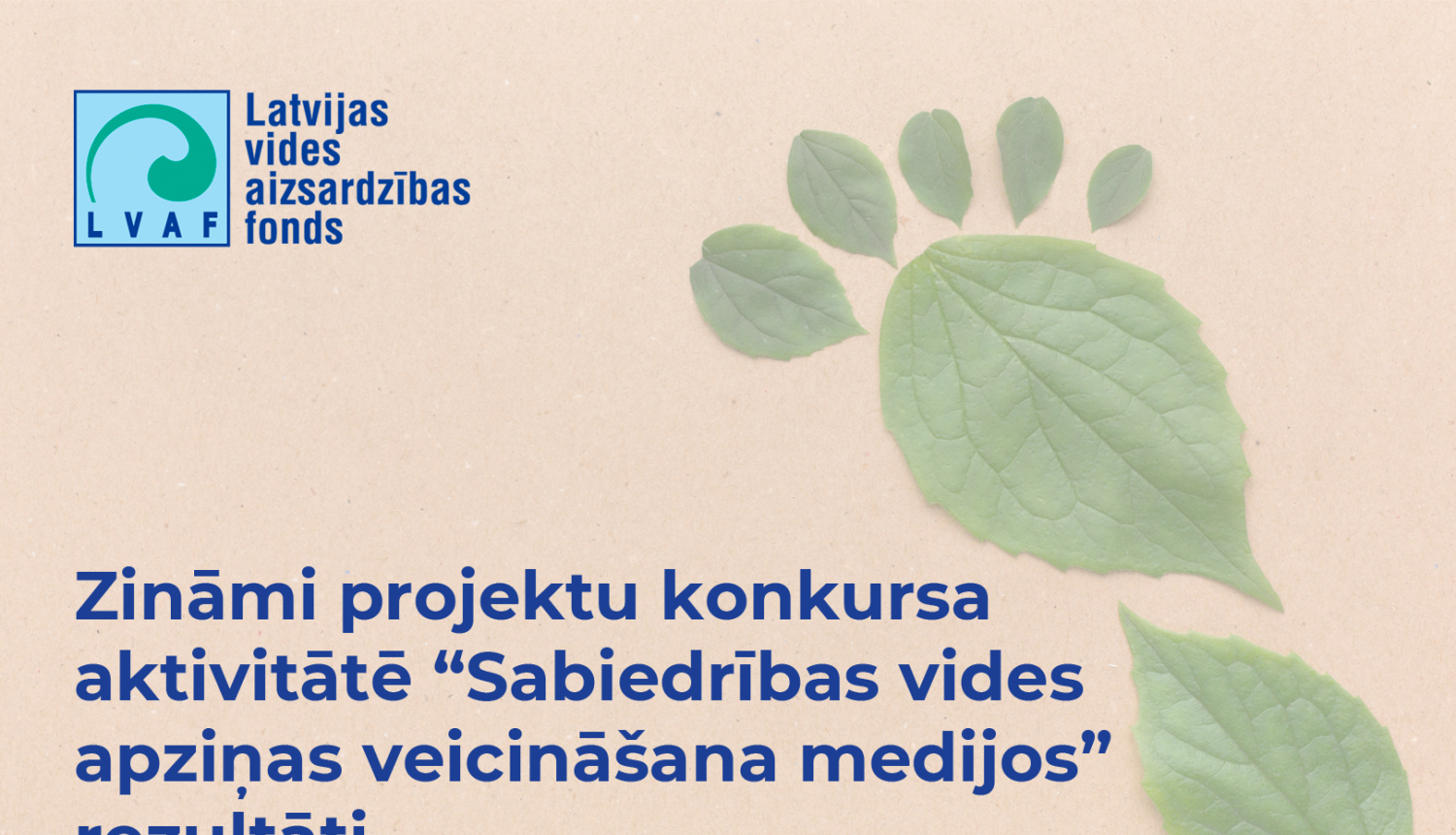 Attēls ar pēdu, kas sastāv no lapām
