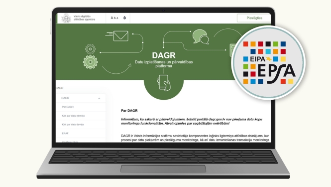Dators ar EPSA logo