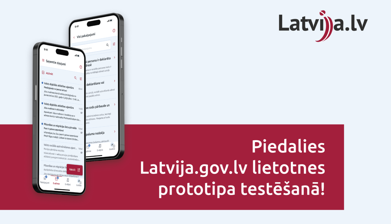 lietotnes_prototips_vizuālis ar diviem viedtelefoniem