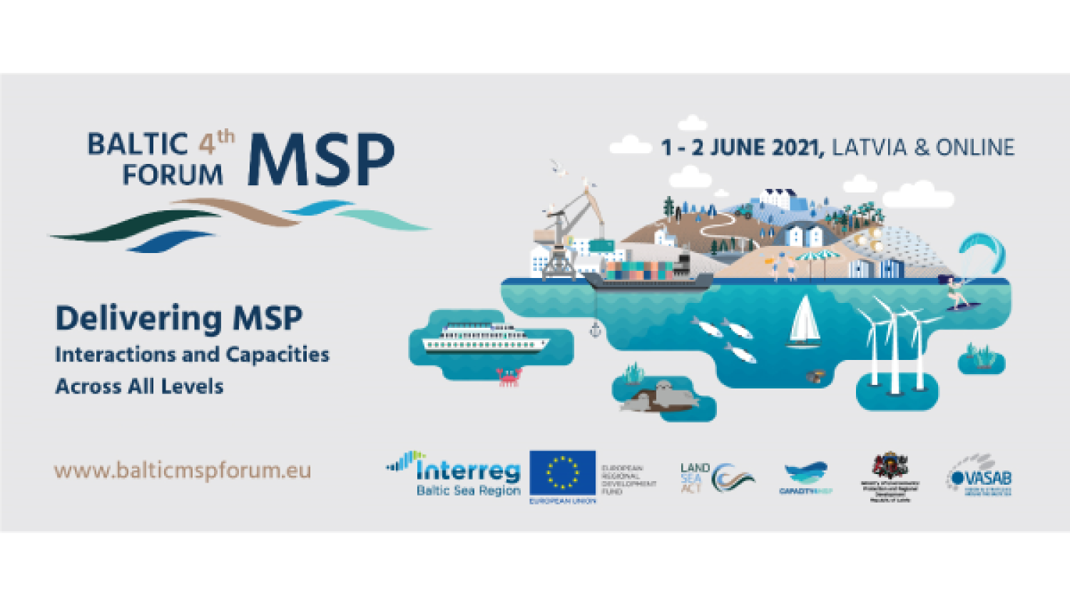 Baltijas jūras telpiskās plānošanas foruma logo